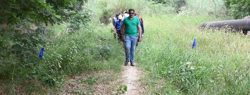 Project Director Visiting Old Pipri Project Site