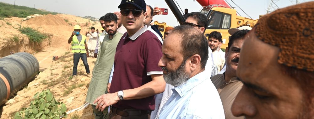 Visiting Dhabeji Rising Main Project Site