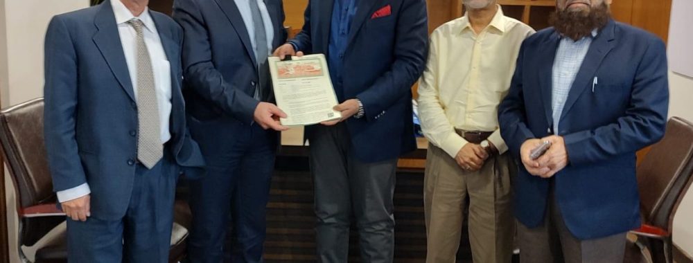 Contract Signing for Updating Master Plan of KW&SC