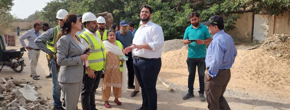 WB Team Visits Soba Nagar Katchi Abadi Project